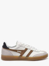 Sneakers Uit Leder Gola Wit men CMB744AW
